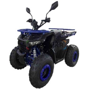 Квадроцикл детский Мотомир ATV Hammer 125 (серия 3) чёрный/красный (машинокомплект)