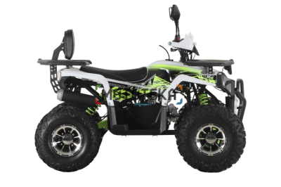 Квадроцикл детский Мотомир ATV ARMIS 125 белый/зелёный (машинокомплект)
