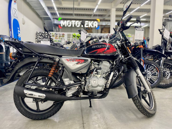 Мотоцикл дорожный BAJAJ (Баджадж) Boxer BM 125 X чёрный с ПТС | Мототека