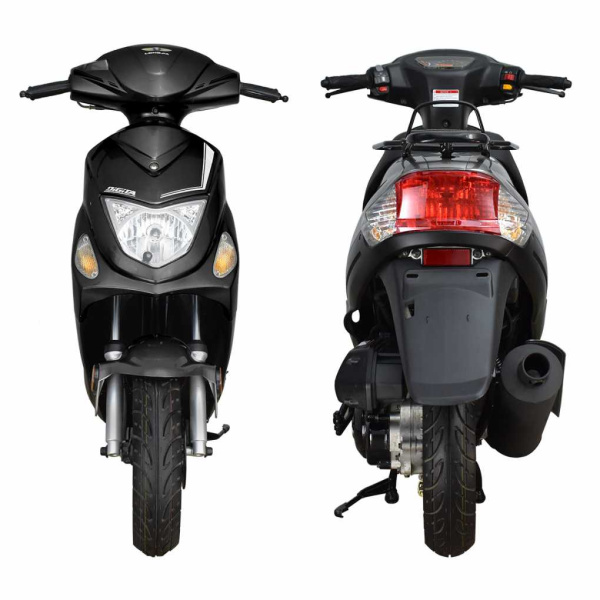 Скутер Regulmoto (Регулмото) DIGITA 50 (LJ50QT - 3L) чёрный | Мототека