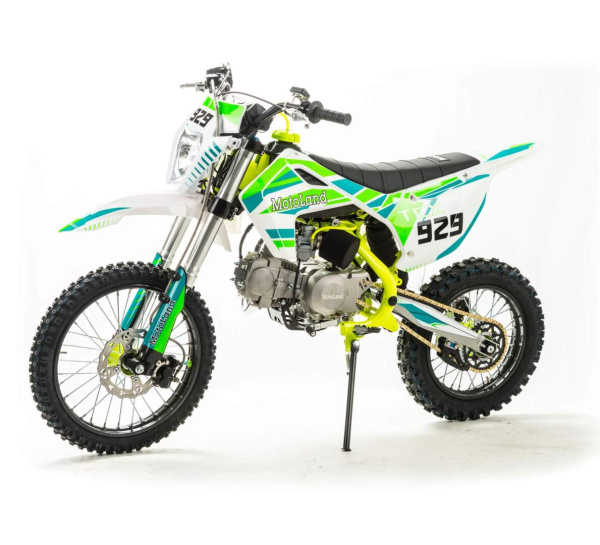 Питбайк MotoLand (Мотолэнд) TCX 125 17/14 зелёный | Мототека