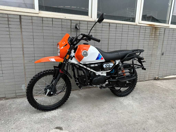 Мопед Мотомир COLT SCRAMBLER оранжевый/белый | Мототека