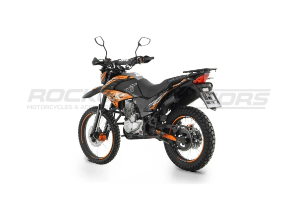 Мотоцикл кроссовый / эндуро ROCKOT (Рокот) XR250 чёрный/оранжевый 21/18 с ЭПТС | Мототека