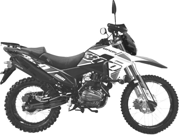 Мотоцикл кроссовый / эндуро RACER (Рейсер) RC300 - GY8B Bros зелёный с ПТС | Мототека