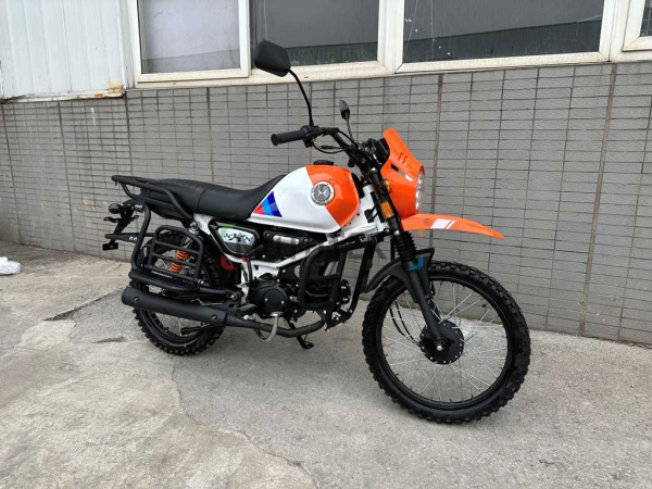 Мопед Мотомир COLT SCRAMBLER оранжевый/белый | Мототека