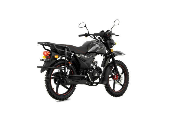 Мопед ROCKOT (Рокот) ALPHA OFFROAD M - 12 49.9 (125) чёрный глянцевый | Мототека