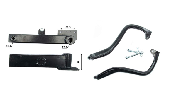 Зимний комплект MotoLand (Мотолэнд) для квадроциклов ATV 200 (лыжи + гусеницы) | Мототека