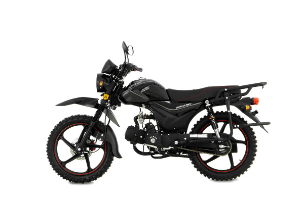 Мопед ROCKOT (Рокот) ALPHA OFFROAD M - 12 49.9 (125) чёрный глянцевый | Мототека
