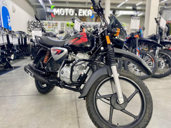 Мотоцикл дорожный BAJAJ (Баджадж) Boxer BM 125 X чёрный с ПТС | Мототека