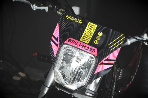 Питбайк BSE (БСЕ) PH 125 17/14 AK47 Red (050) | Мототека