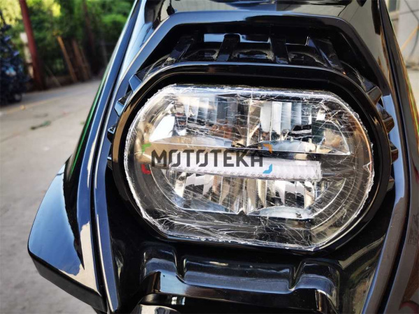 Скутер Мотомир Wizard LED 49.5 (150) чёрный | Мототека