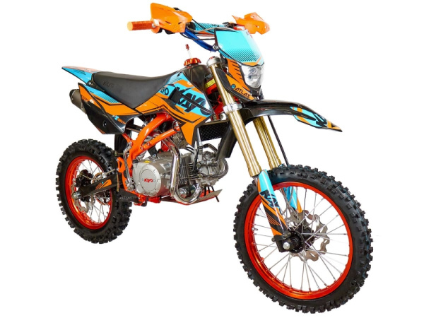 Питбайк KAYO (Кайо) EVOLUTION YX140EM 17/14 KRZ (механ. сцепл., эл. стартер 2022 г.) | Мототека