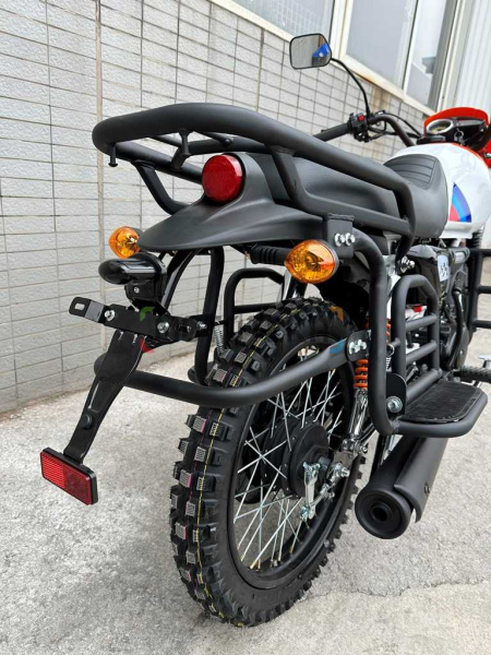 Мопед Мотомир COLT SCRAMBLER оранжевый/белый | Мототека