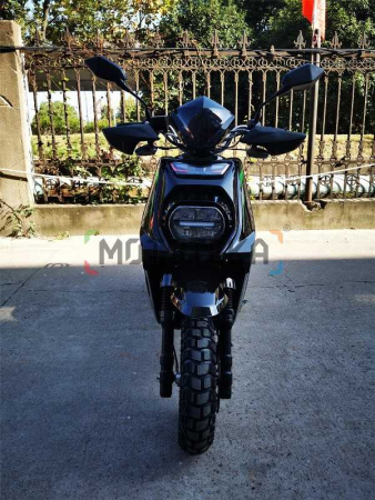 Скутер Мотомир Wizard LED 49.5 (150) чёрный - купить с доставкой, по выгодной цене в интернет-магазине Мототека