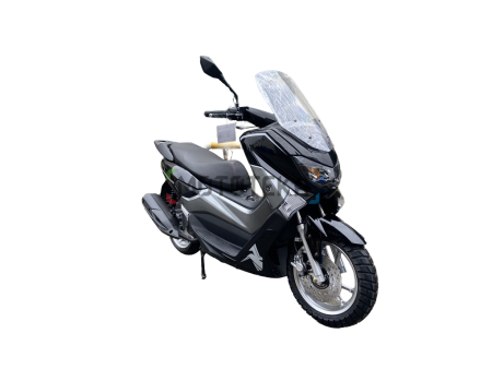 Максискутер Мотомир QUANTUM 50 (150) серый/чёрный - купить с доставкой, по выгодной цене в интернет-магазине Мототека